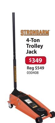 STRONGARM™ 4-Ton Trolley Jack