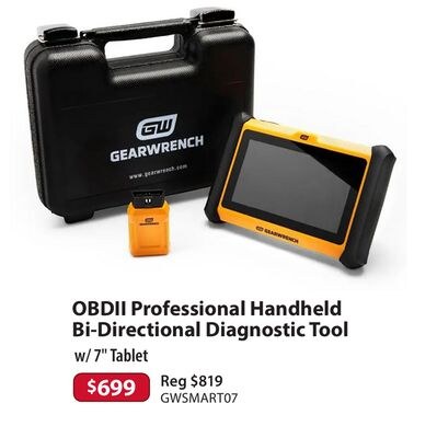 OBDII Professional Handheld Bi-Directional Diag…