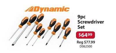 9pc Screwdriver Set