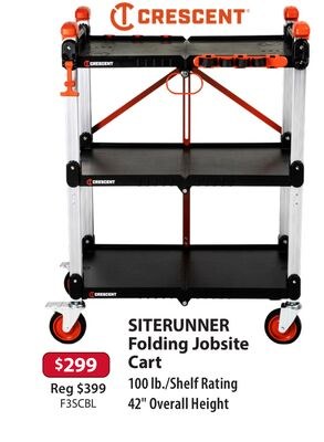 SITERUNNER Folding Jobsite Cart
