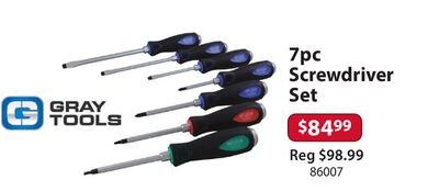 7pc Screwdriver Set