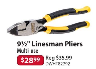9½" Linesman Pliers