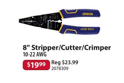 8" Stripper/Cutter/Crimper