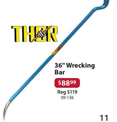 THOR 36" Wrecking Bar