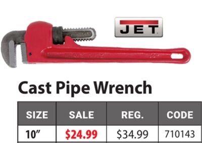 Cast Pipe Wrench