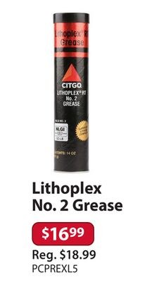 Lithoplex No. 2 Grease