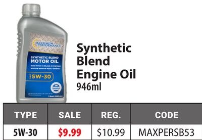 Synthetic Blend Engine Oil