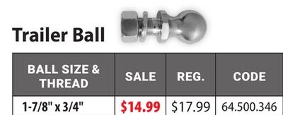 Trailer Ball