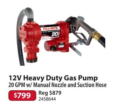 12V Heavy Duty Gas Pump