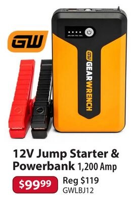 12V Jump Starter & Powerbank