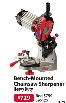 Oregon Bench-Mounted Chainsaw Sharpener