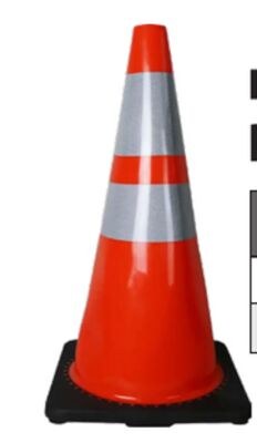 BRABER PVC Safety Cones