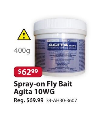 Spray-on Fly Bait Agita 10WG
