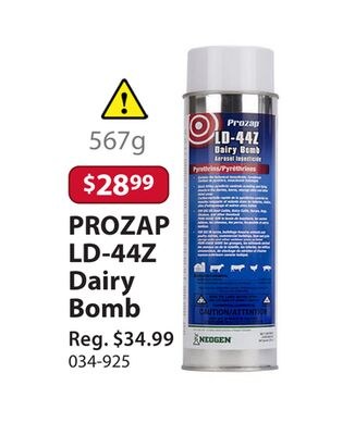 PROZAP LD-44Z Dairy Bomb