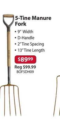 5-Tine Manure Fork