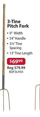 3-Tine Pitch Fork