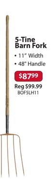 5-Tine Barn Fork
