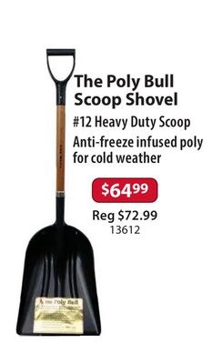 The Poly Bull Scoop Shovel