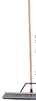 Push Broom Dual Sweep w/ Steel Brace