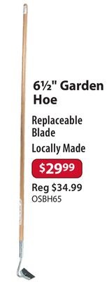 6½" Garden Hoe