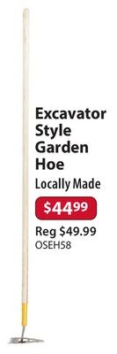 Excavator Style Garden Hoe
