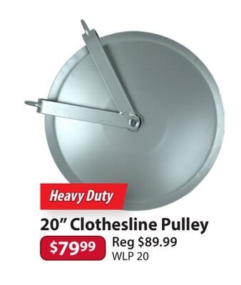 20" Clothesline Pulley