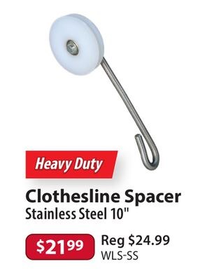 Heavy Duty Clothesline Spacer