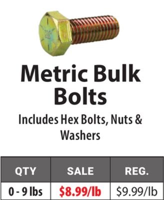 Metric Bulk Bolts