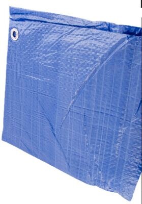 Blue Poly Tarp Grommeted
