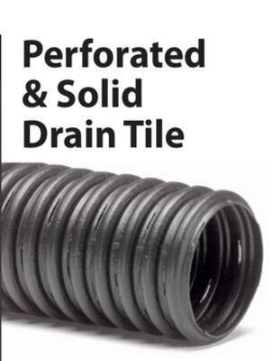 Perforated & Solid Drain Tile