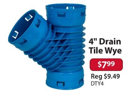 4" Drain Tile Wye