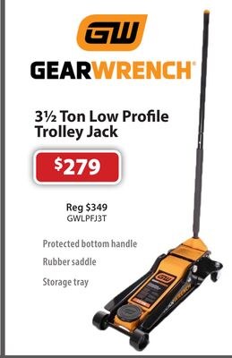 GEARWRENCH 3½ Ton Low Profile Trolley Jack