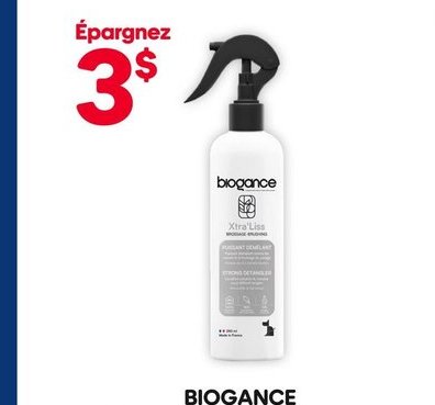 BIOGANCE Tous les produits de toilettage
