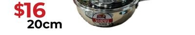 Stainless Steel Curry Pan W/Lid