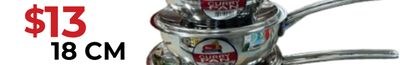 Stainless Steel Curry Pan W/Lid