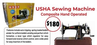 USHA Sewing Machine Composite Hand Operated