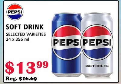 PEPSI SOFT DRINK