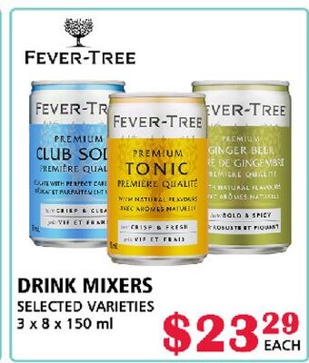 FEVER-TREE PREMIUM DRINK MIXERS