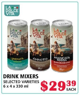 DRINK MIXERS
