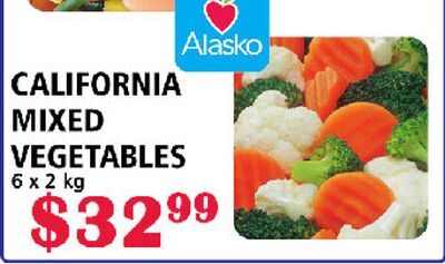 CALIFORNIA MIXED VEGETABLES