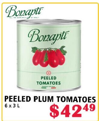 PEELED PLUM TOMATOES
