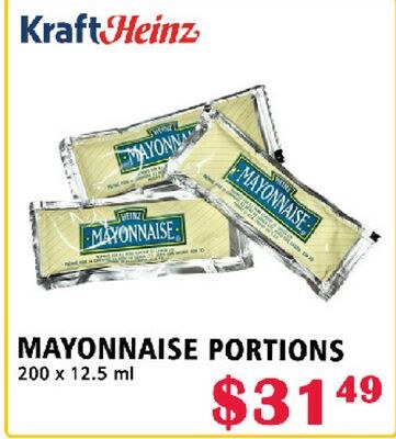 Kraft Heinz MAYONNAISE PORTIONS