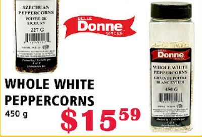 WHOLE WHITE PEPPERCORNS