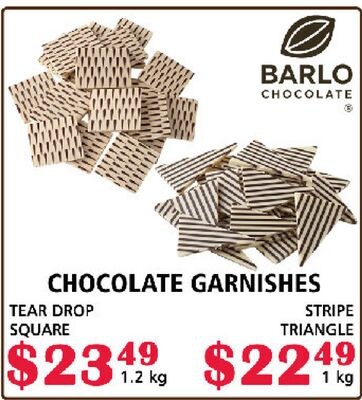 CHOCOLATE GARNISHES