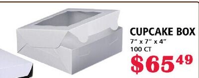 CUPCAKE BOX
