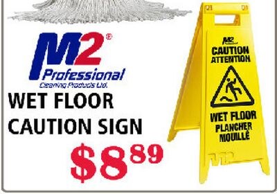 WET FLOOR CAUTION SIGN