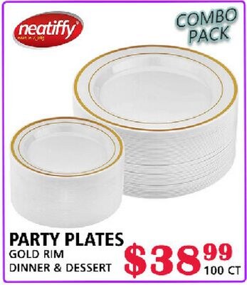 PARTY PLATES COMBO PACK