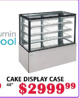 CAKE DISPLAY CASE