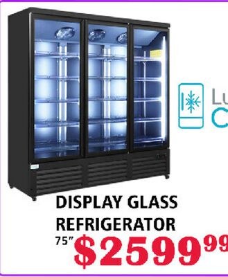 DISPLAY GLASS REFRIGERATOR