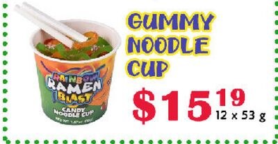 GUMMY NOODLE CUP